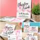 Wedding invitation card set