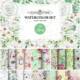 Floral watercolor seamless patterns