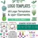 Branding kit logo collection