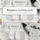 Botanical wedding pack